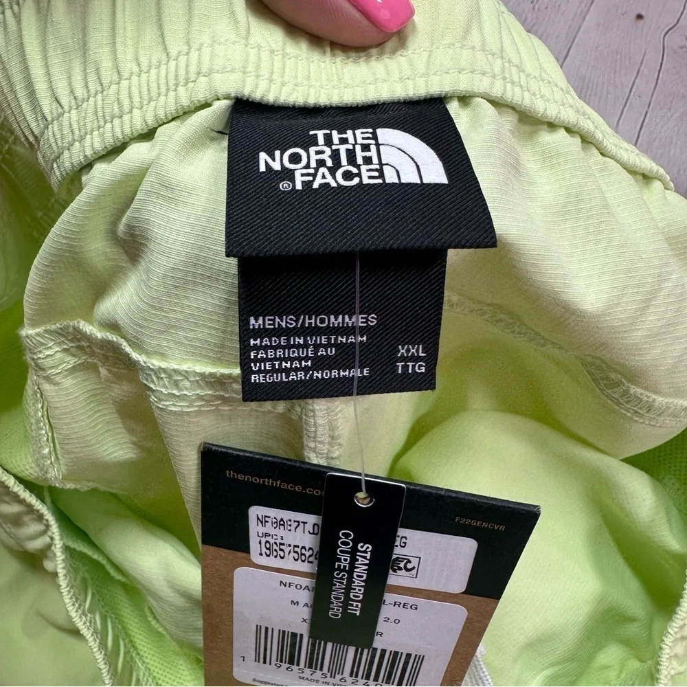 NWT The North Face action short 2.0 astro lime Shorts sz XXL outdoor sportswear